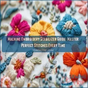 machine embroidery stabilizer guide