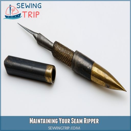 Maintaining Your Seam Ripper