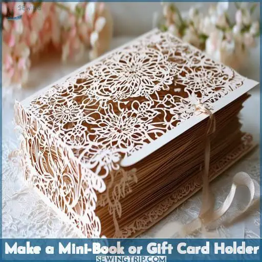 Make a Mini-Book or Gift Card Holder