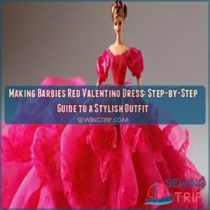 making barbies red valentino dress