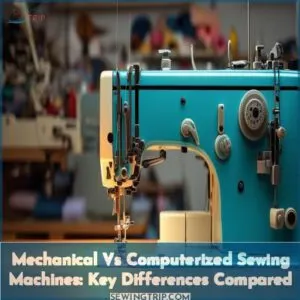 mechanical vs computerized sewing machines what is the difference