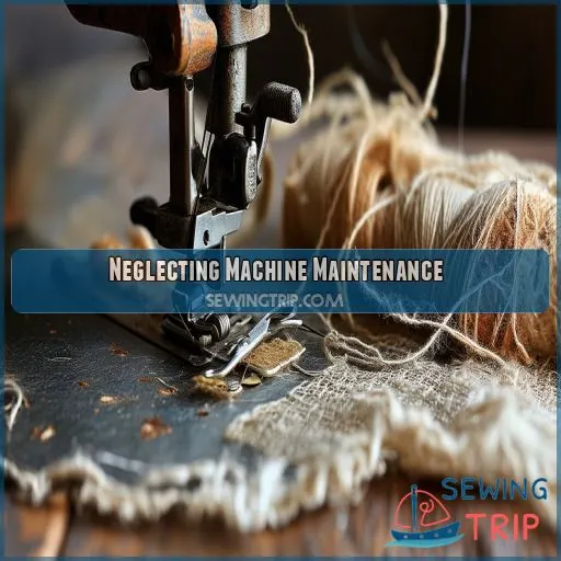 Neglecting Machine Maintenance