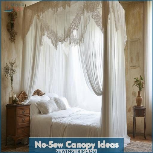 No-Sew Canopy Ideas