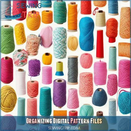 Organizing Digital Pattern Files