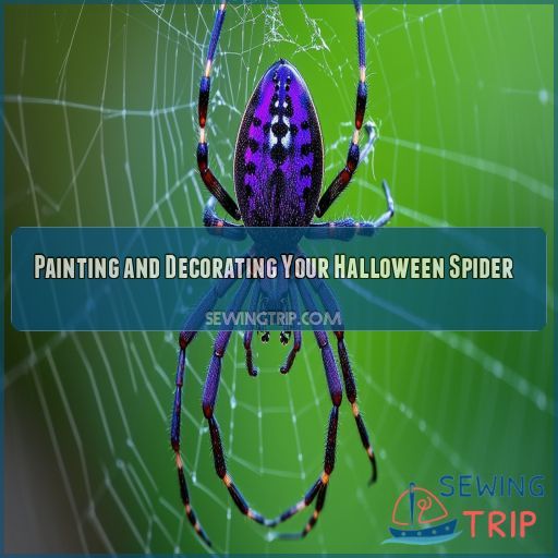 Painting and Decorating Your Halloween Spider