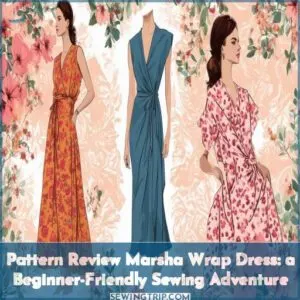 pattern review marsha wrap dress from rad patterns