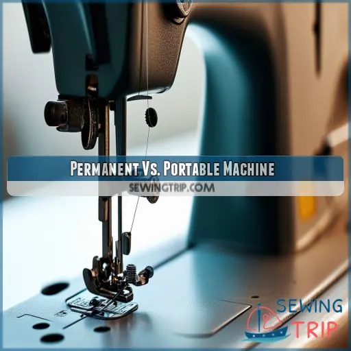 Permanent Vs. Portable Machine