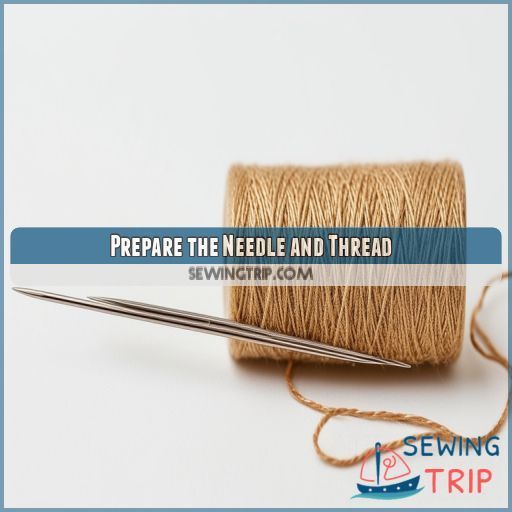Prepare the Needle and Thread