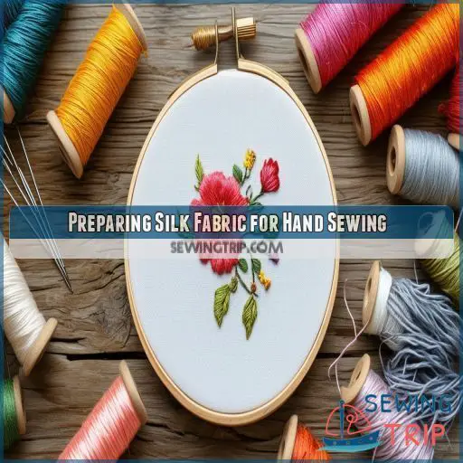 Preparing Silk Fabric for Hand Sewing