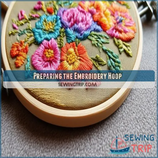 Preparing the Embroidery Hoop