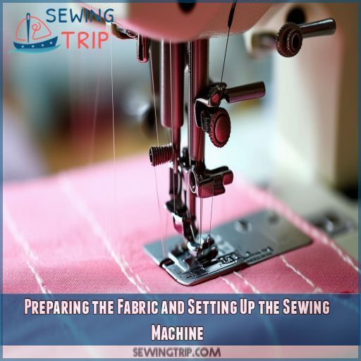 Preparing the Fabric and Setting Up the Sewing Machine