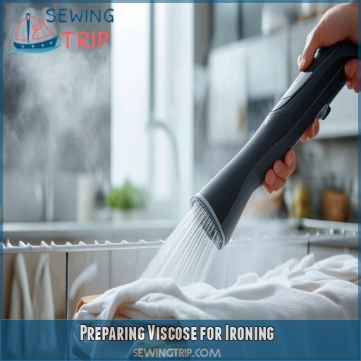 Preparing Viscose for Ironing Preparing Viscose for Ironing