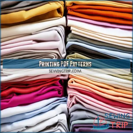 Printing PDF Patterns