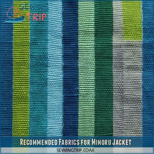 Recommended Fabrics for Minoru Jacket