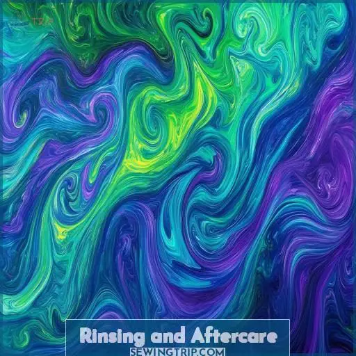Rinsing and Aftercare