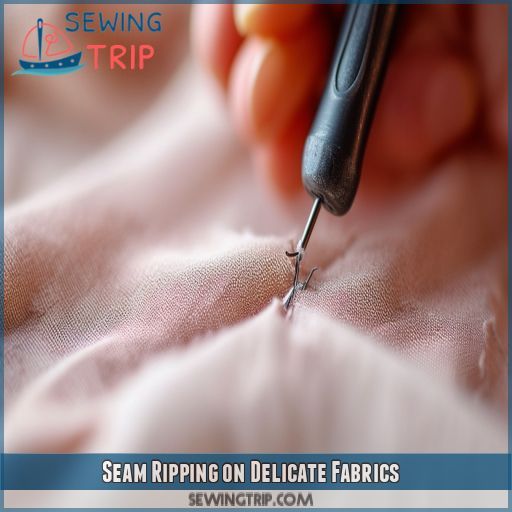 Seam Ripping on Delicate Fabrics