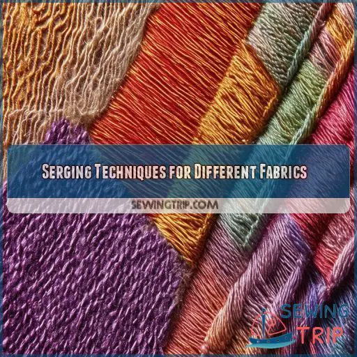 Serging Techniques for Different Fabrics