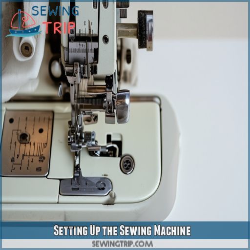 Setting Up the Sewing Machine