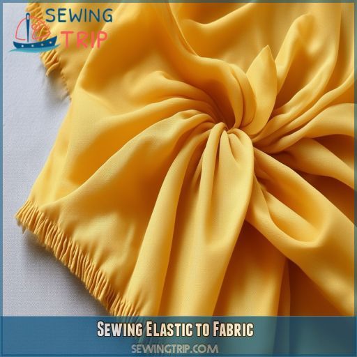Sewing Elastic to Fabric