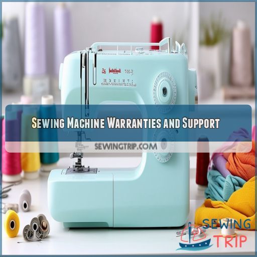 Sewing Machine Warranties and Support