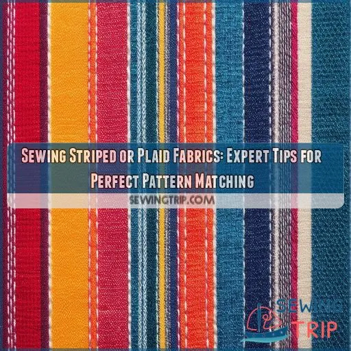 sewing striped or plaid fabrics