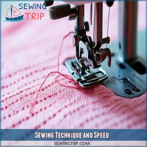Sewing Technique and Speed