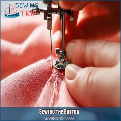 Sewing the Button