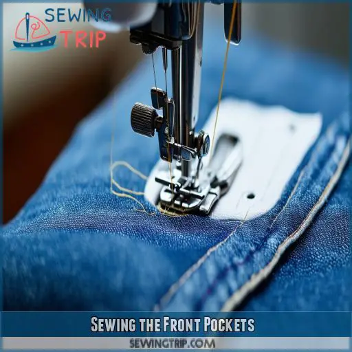 Sewing the Front Pockets