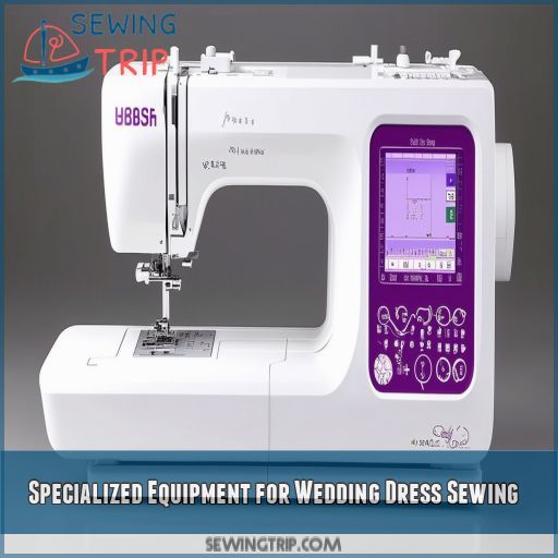 Specialized Equipment for Wedding Dress Sewing