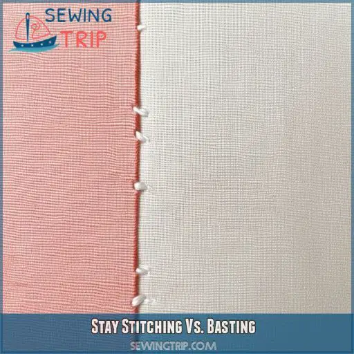 Stay Stitching Vs. Basting