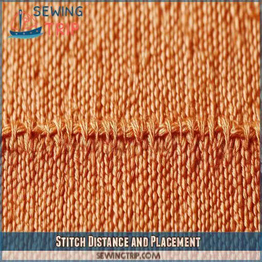 Stitch Distance and Placement