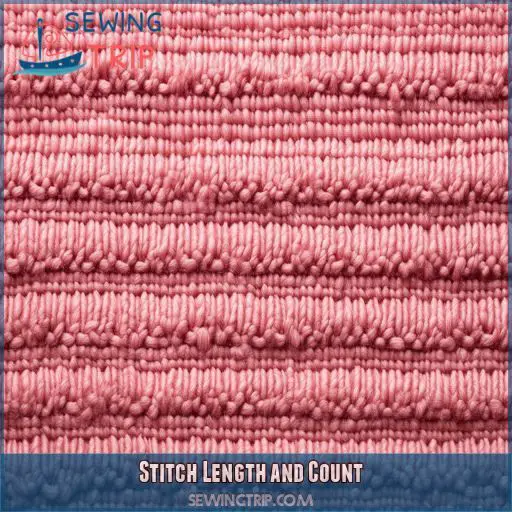 Stitch Length and Count