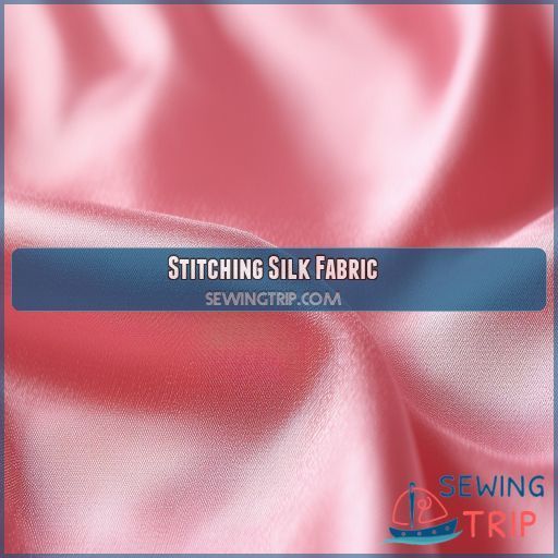 Stitching Silk Fabric