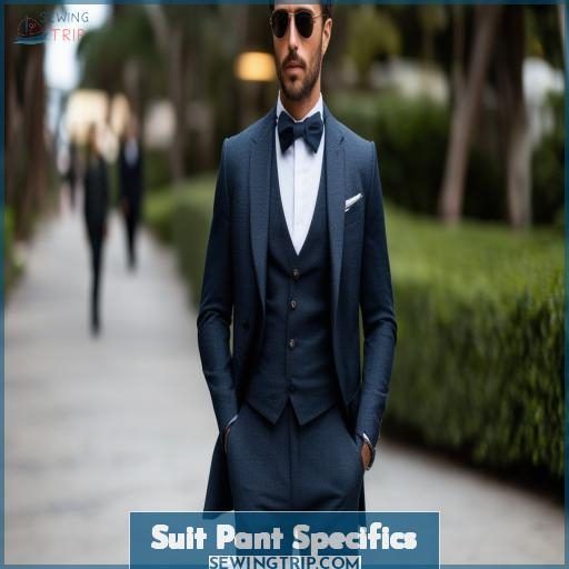 Suit Pant Specifics