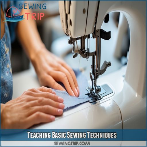 Teaching Basic Sewing Techniques