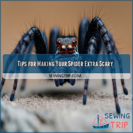 Tips for Making Your Spider Extra Scary