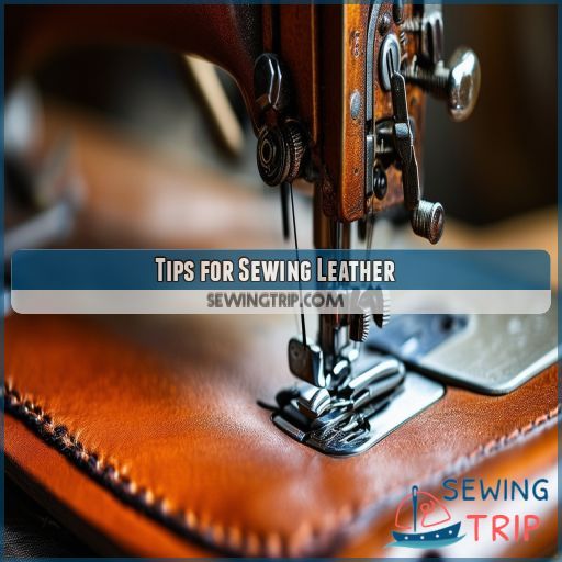 Tips for Sewing Leather