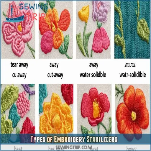 Types of Embroidery Stabilizers