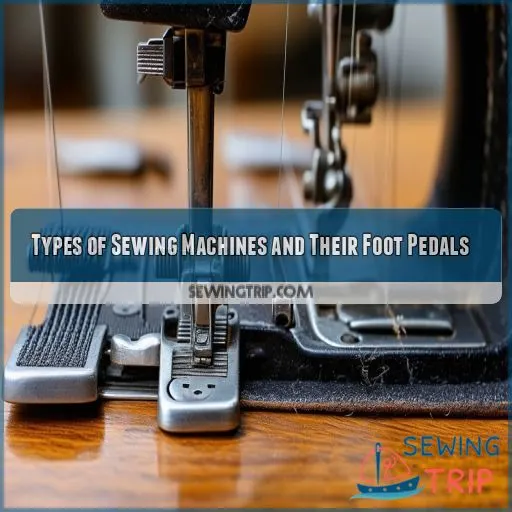 Types of Sewing Machines and Their Foot Pedals
