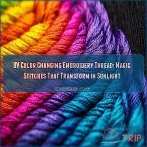 uv color changing embroidery thread