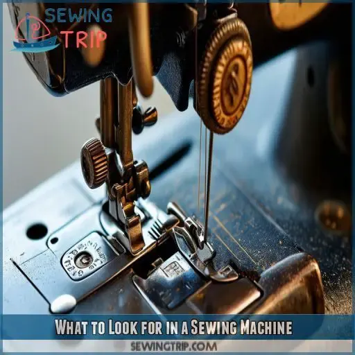 What to Look for in a Sewing Machine