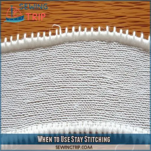 When to Use Stay Stitching