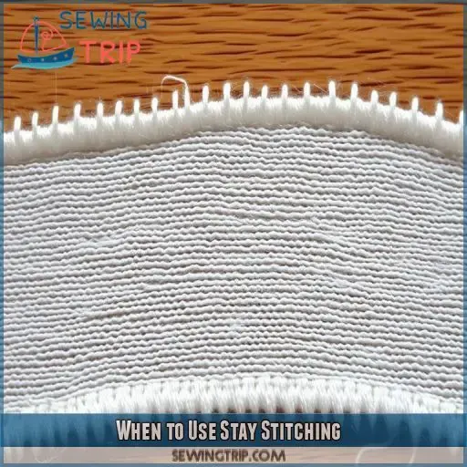 When to Use Stay Stitching