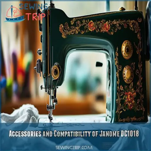 Accessories and Compatibility of Janome DC1018
