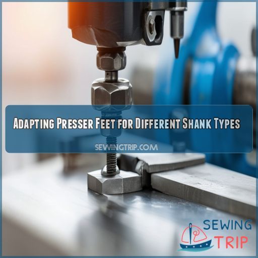 Adapting Presser Feet for Different Shank Types
