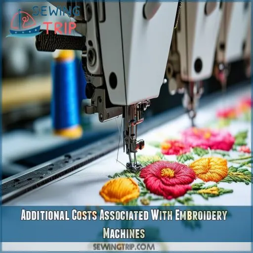 Additional Costs Associated With Embroidery Machines