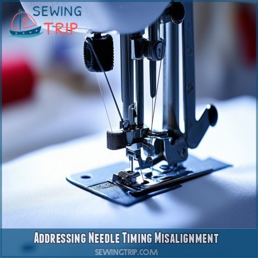 Addressing Needle Timing Misalignment Addressing Needle Timing Misalignment