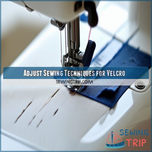 Adjust Sewing Techniques for Velcro