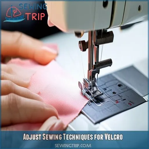 Adjust Sewing Techniques for Velcro