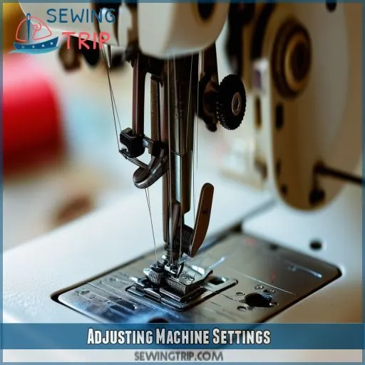 Adjusting Machine Settings